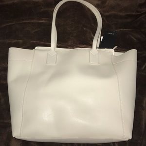 ZARA white tote bag