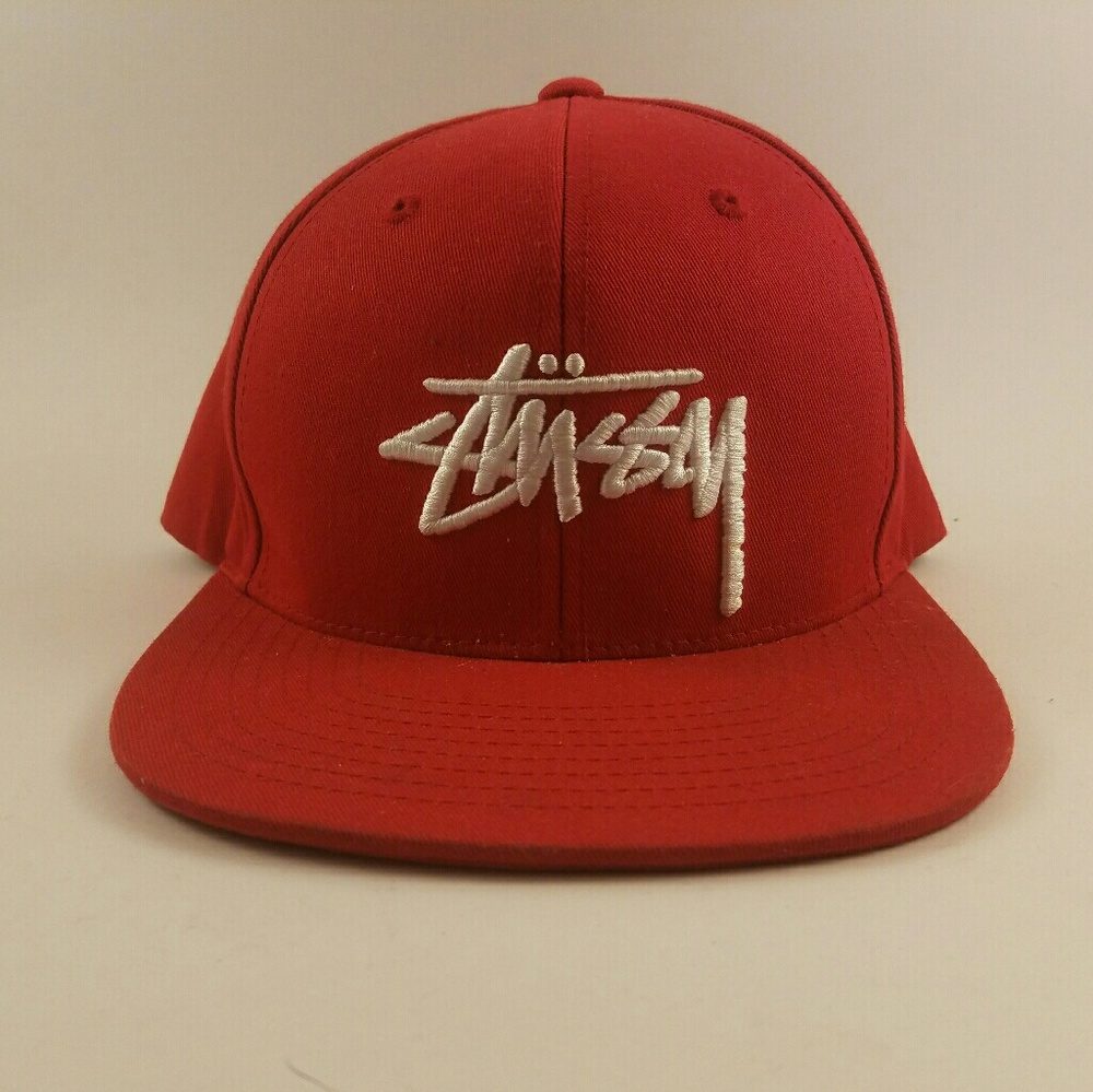 Stussy Red Snapback