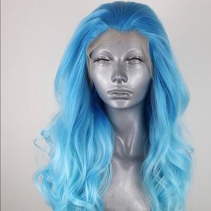 FNL PRICE Webster Wigs, Blue synthetic wig