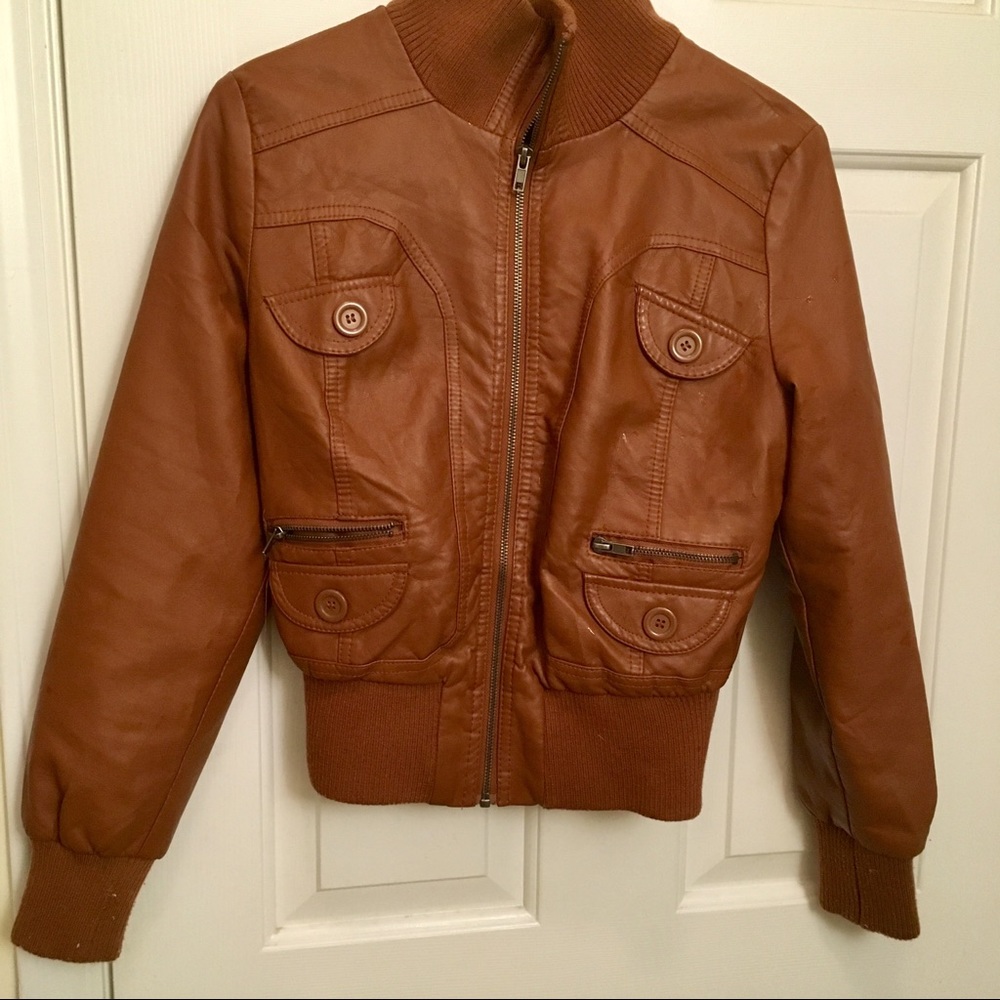 🌟 3 for $15 🌟 Brown Bomber Jacket. NWOT.