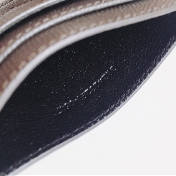 Saint Laurent Gray Monogram card case holder - Picture 8 of 8