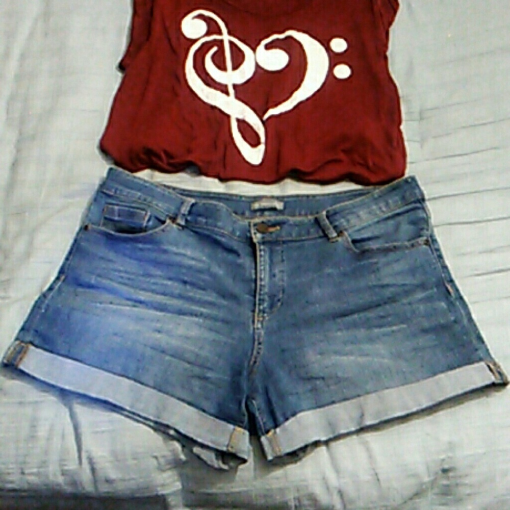 New York and Company Jean Shorts