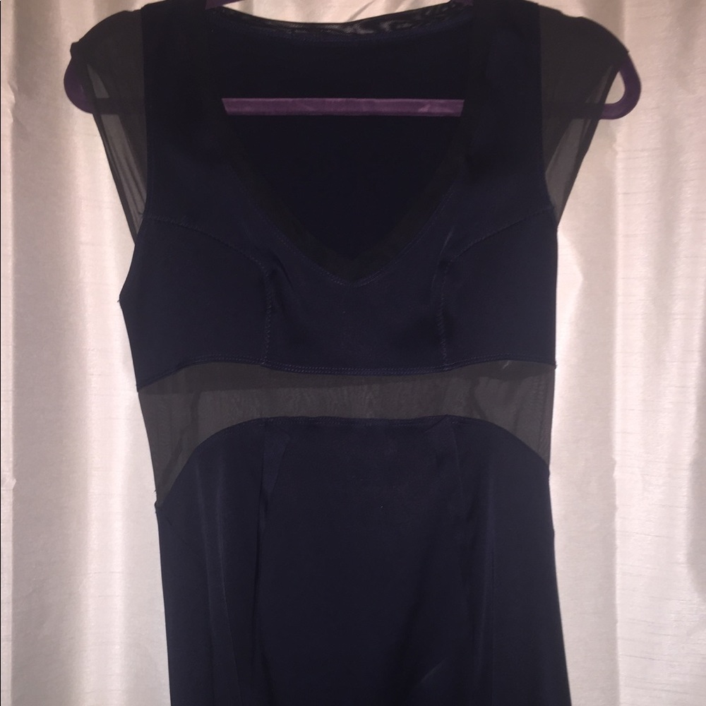 VPL Mesh Navy Dress