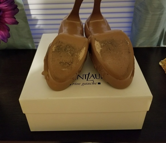 Yves Saint Laurent Peep Toe Sandals(Authentic) - Picture 3 of 3