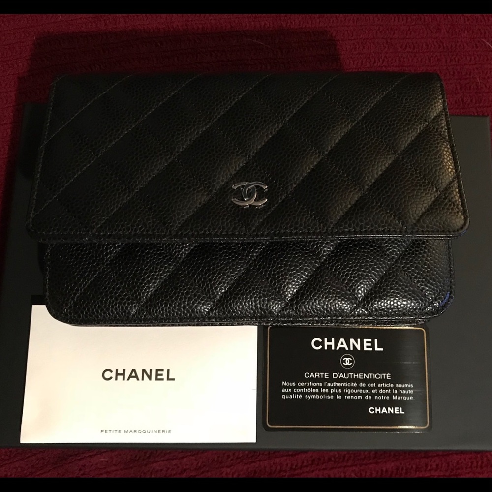 SOLD- CHANEL WOC Caviar Leather Series 25