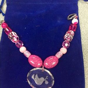 Pink necklace