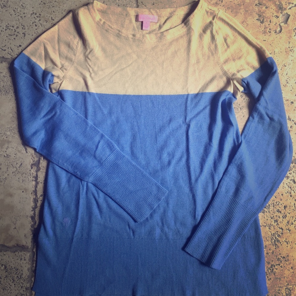 Lilly Pulitzer Colorblock Merino Sweater