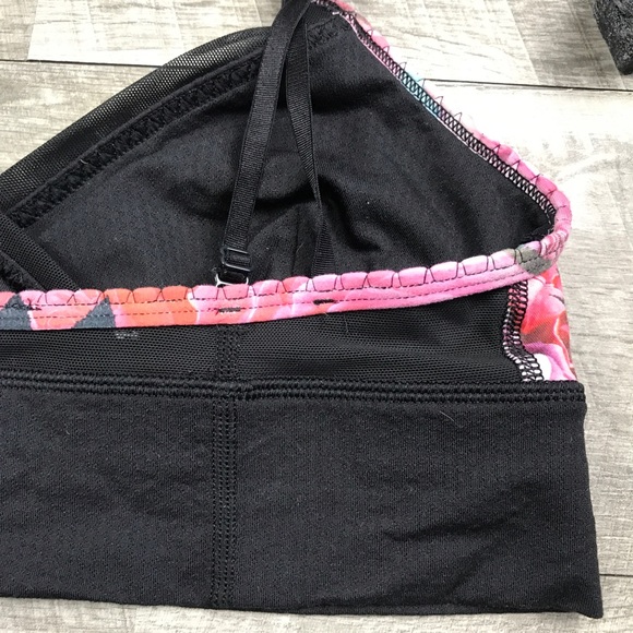 Lululemon Pink Floral bralette sport bra - Picture 4 of 6