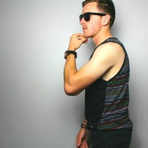 Men's Knit Print Tank