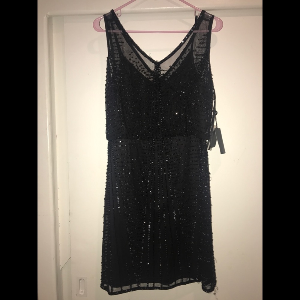 Black cocktail sparkle dress!