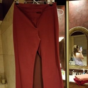 Burberry maroon wine pants