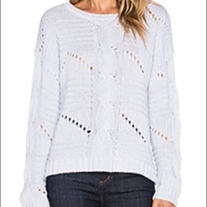 NEW 525 America Center Cable Crop Sweater. Size XS