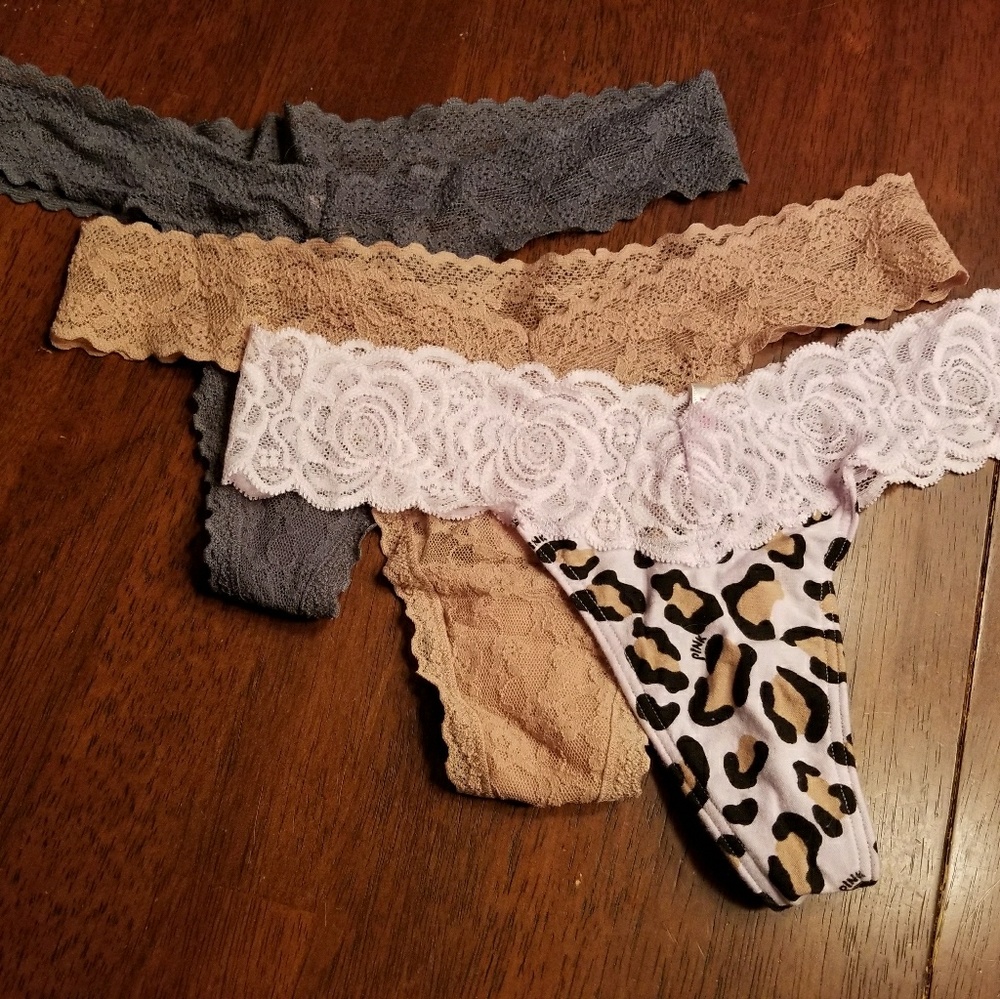 Victoria's Secret Lacey Thongs