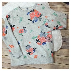 old navy floral sweatshirts