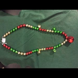 NWT Boutique Sleigh Bell Necklace 16"