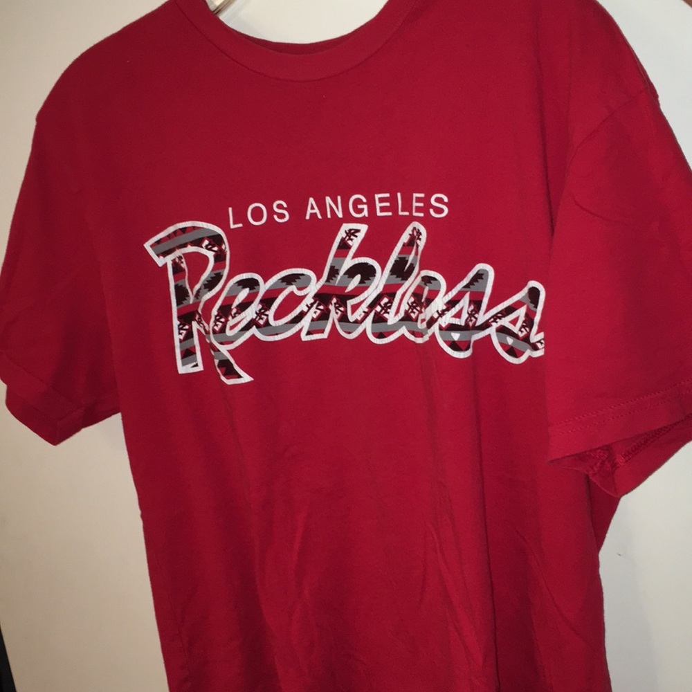 Y & R Red Los Angeles T-shirt