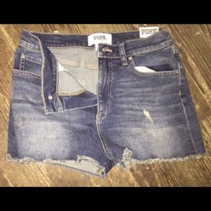 Brand new with tags PINK jean shorts size 8