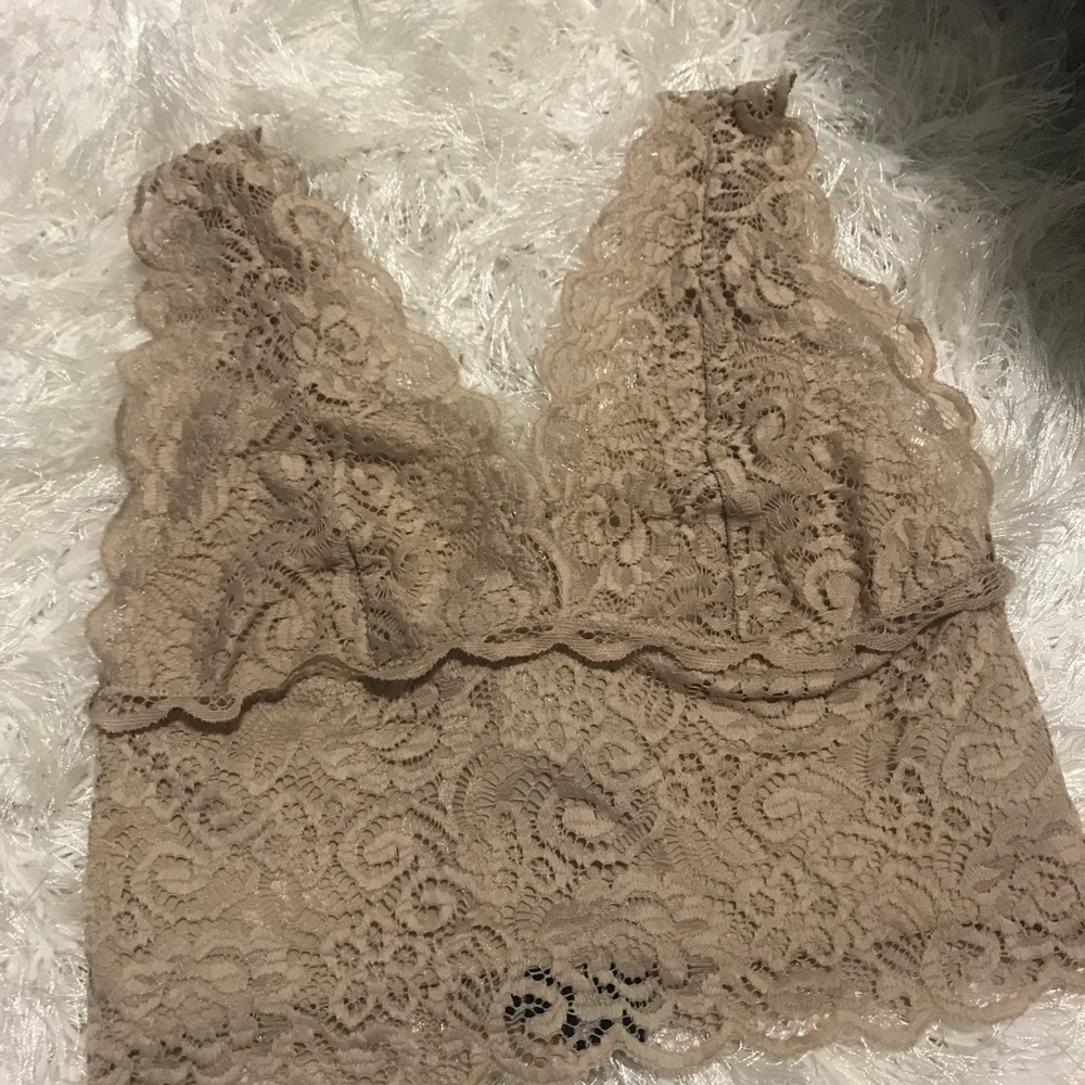 Lace crop top