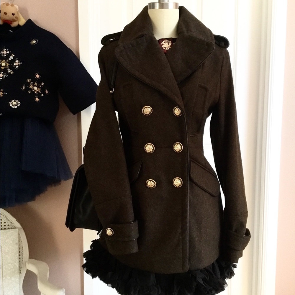 *NWOT* M 60 Miss Sixty princess line military coat