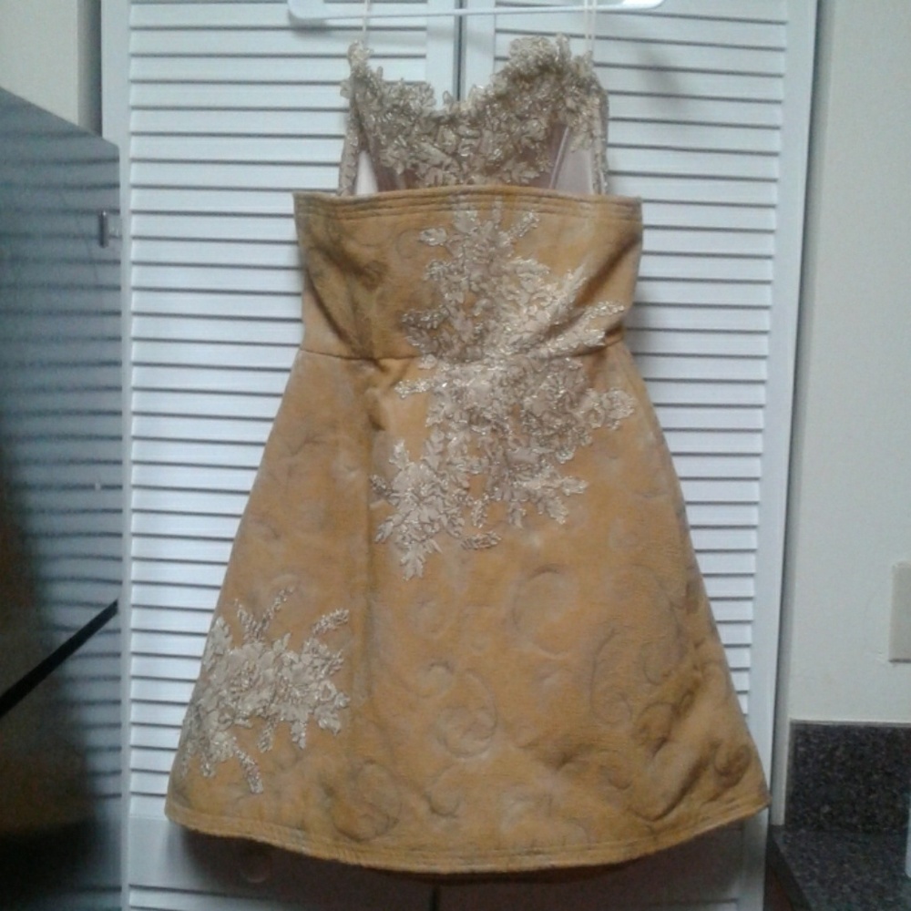 Juan  Carlos Pinera 100 Silk Lace Dress 8