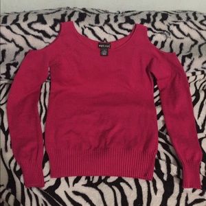 Wet seal cold shoulder sweater size S