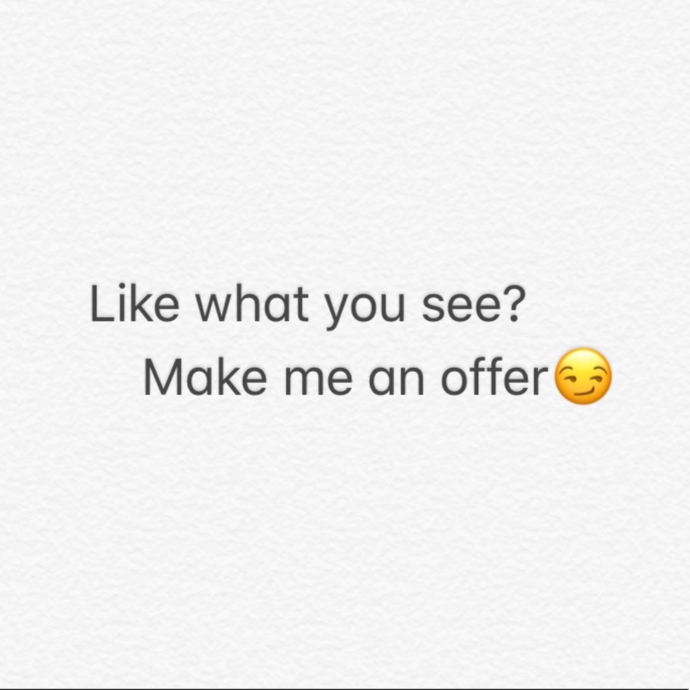 I accept reasonable offers!!