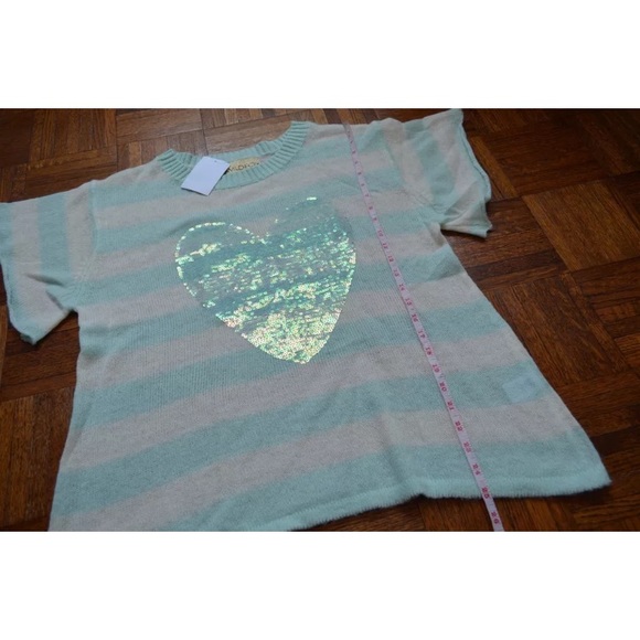 WILDFOX Bridgitte Lake House Sequined Sweater Tee - Picture 6 of 8