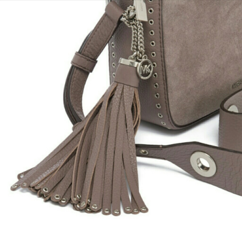 🆕MK✴BROOKLYN LEATHER /SUEDE CROSSBODY BAG - Picture 4 of 10