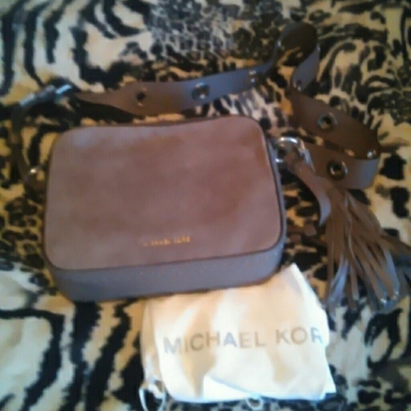 🆕MK✴BROOKLYN LEATHER /SUEDE CROSSBODY BAG - Picture 6 of 10