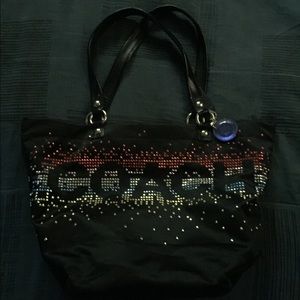 Coach Rhinestone Tote Bag