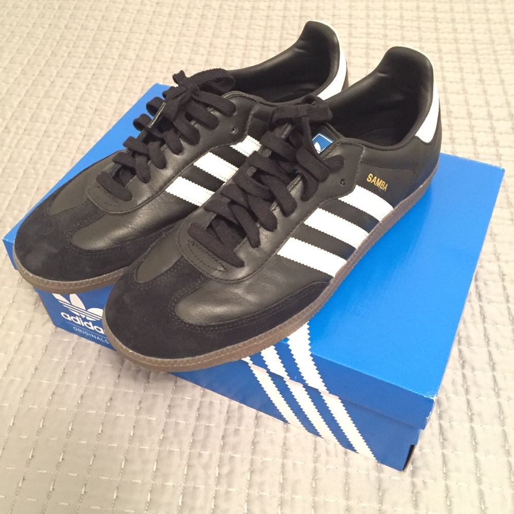 adidas Samba Shoes Core Black - Mens Shoes Size 10