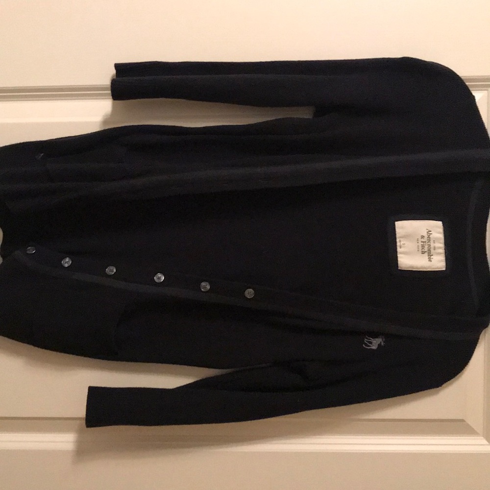 Abercrombie & Fitch Navy Cardigan