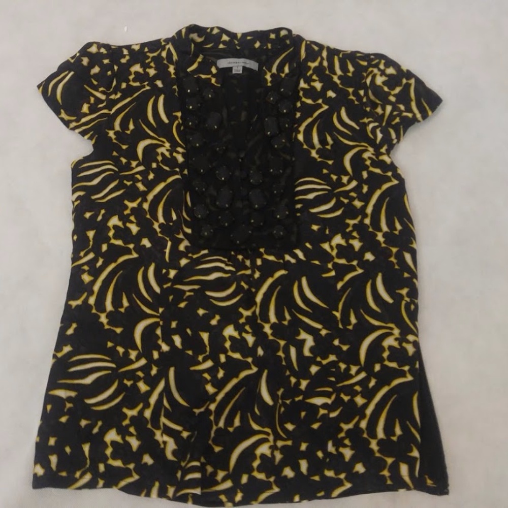 Classiques Entier Women's Cap Sleeve Blouse Small