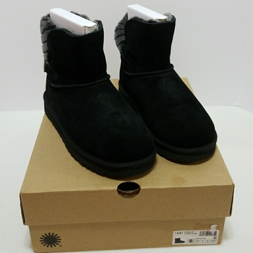 UGG Analia Black Boots