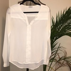 White Long Sleeve Blouse