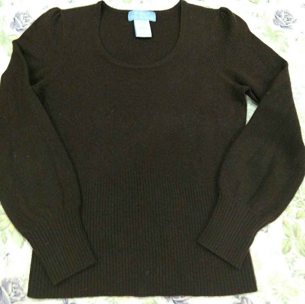 U-Knit Pure Cashmere sweater