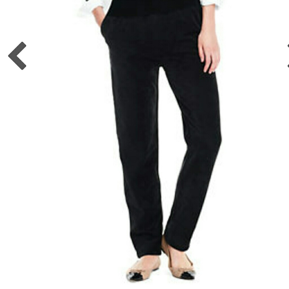 Lands End Brown Knit Pants
