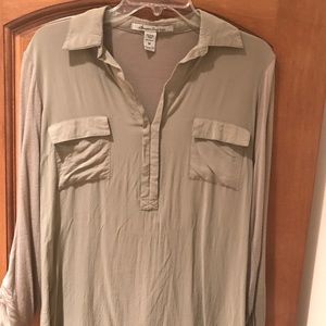 Olive green blouse
