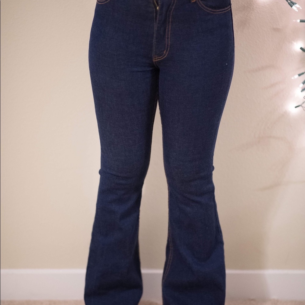 Dark wide leg jeans - Picture 5 of 6