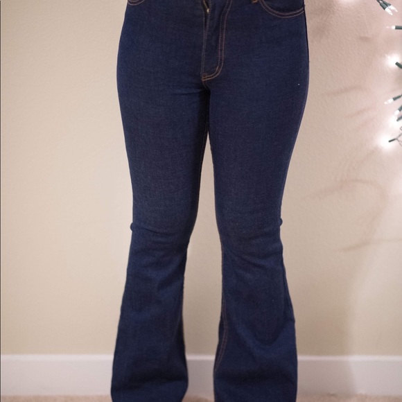 Dark wide leg jeans - Picture 5 of 6