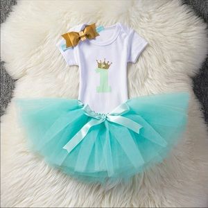 Baby Girl First Birthday Outfit