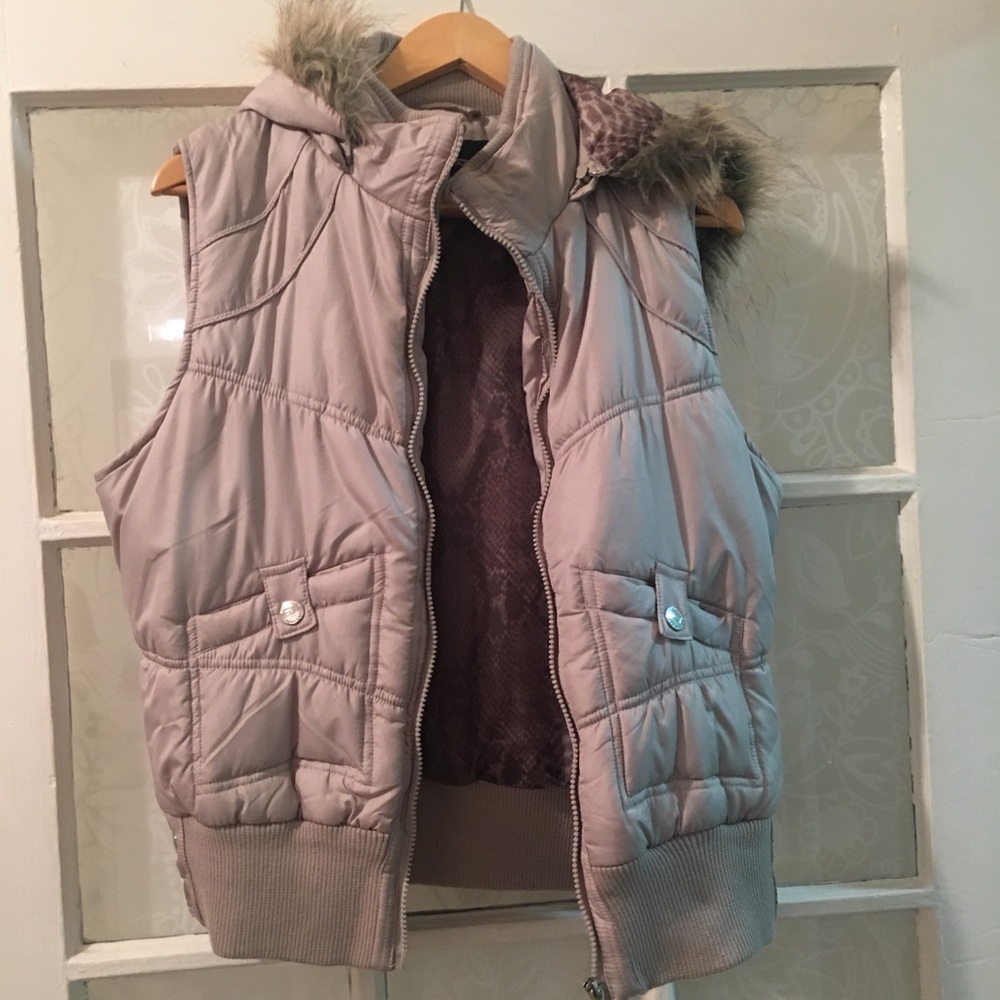 Cream vest