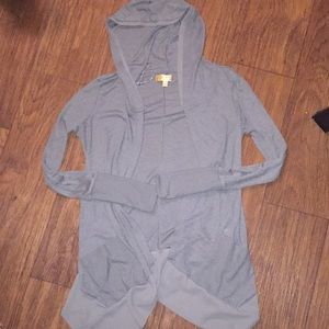 Thin olive green cardigan