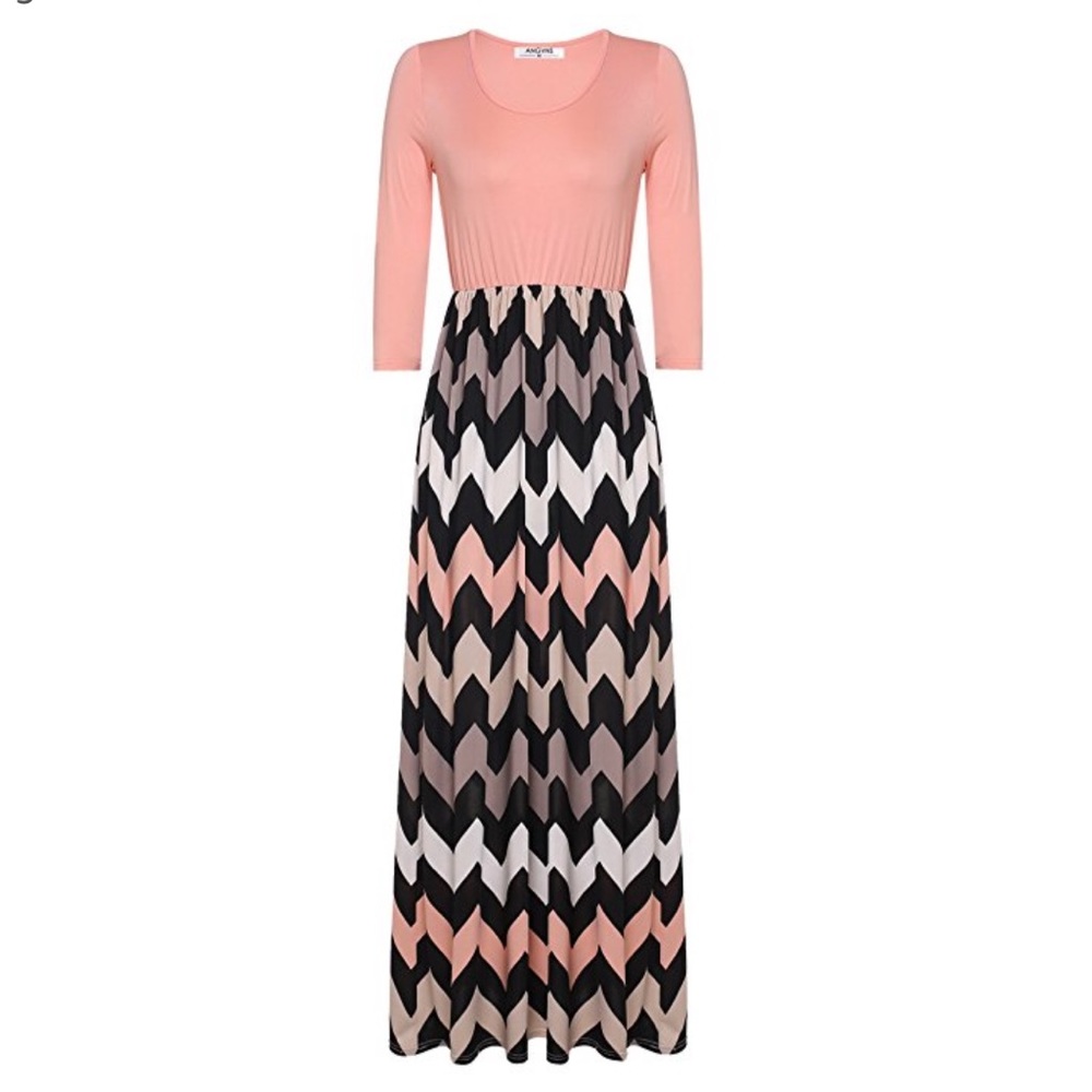 Cheveron Maxi Dress 👗