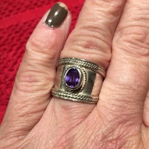 Sterling silver Amethyst ring