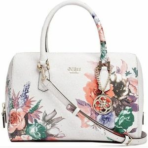 Floral Guess Satchel