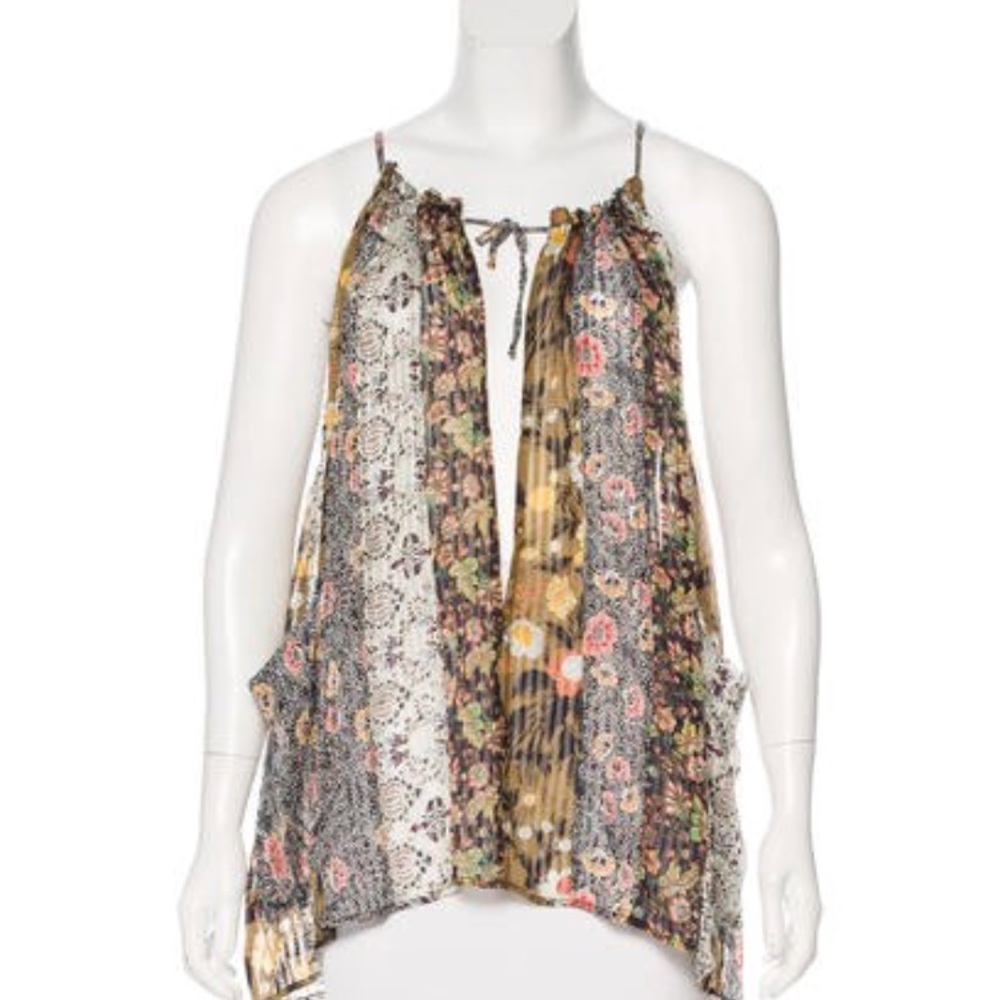 Isabel Marant sleeveless silk blouse
