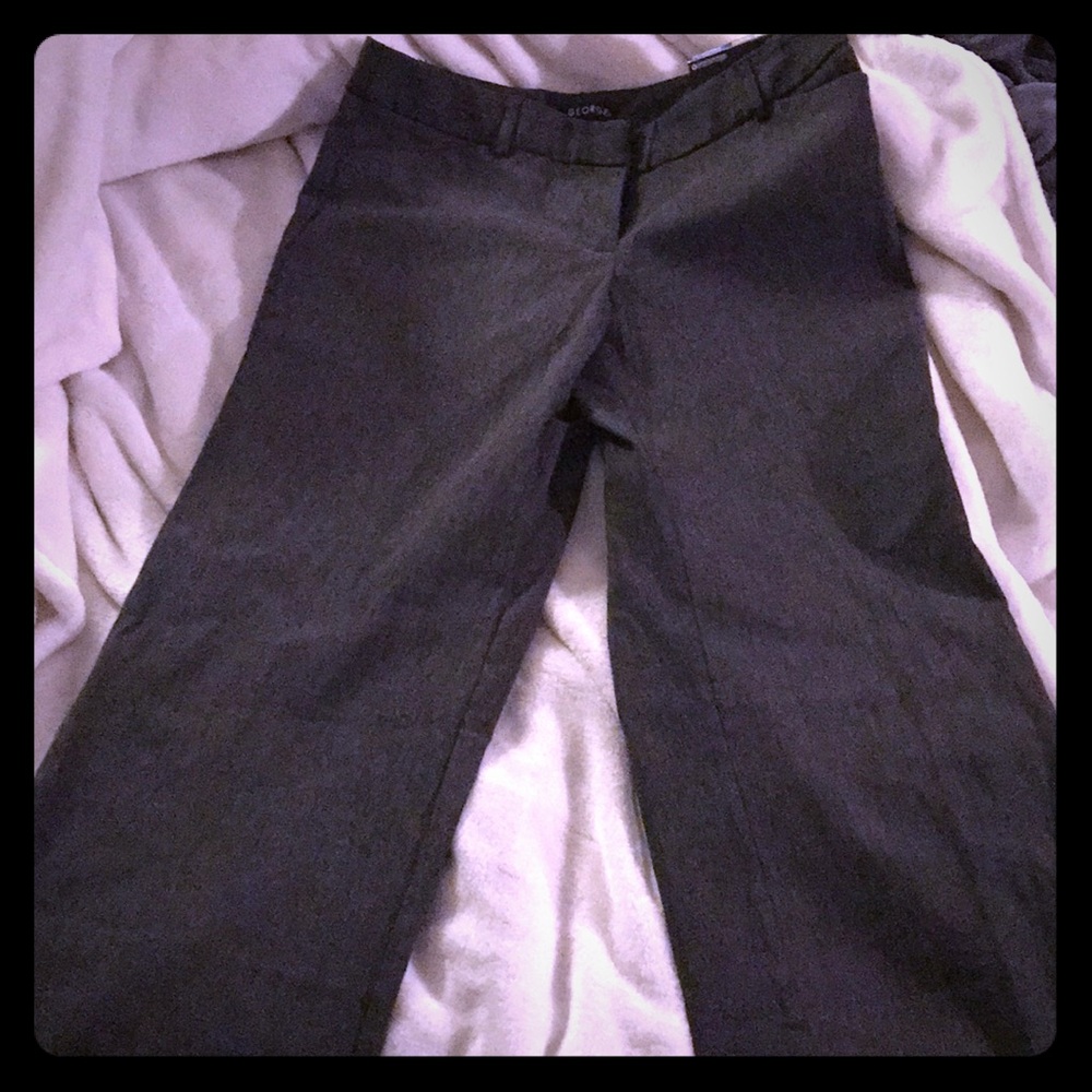 Gray work pants