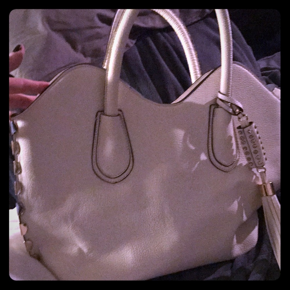 White purse