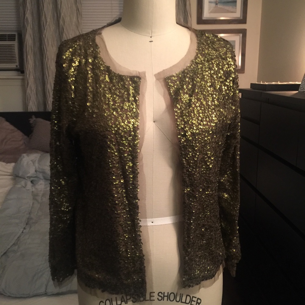 J.Crew Sequin cardigan